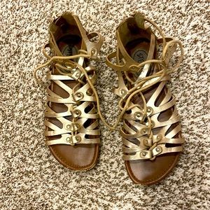 sandals gold